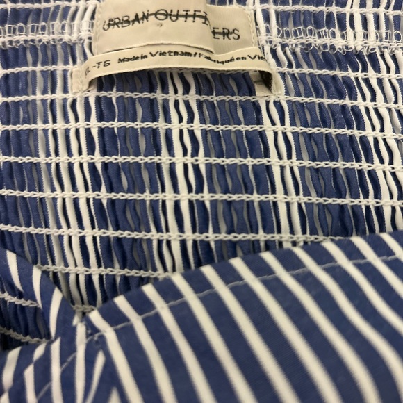 Urban Outfitters Blue and White Spaghetti Strap Dress - Picture 7 of 7